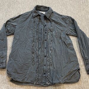 Anthropologie Pilcro and the Letterpress Juni ruffled blouse